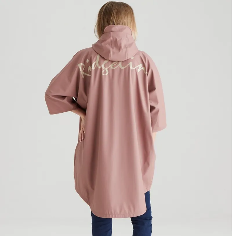 Ridgeline Unisex Poncho Dusky Pink-1