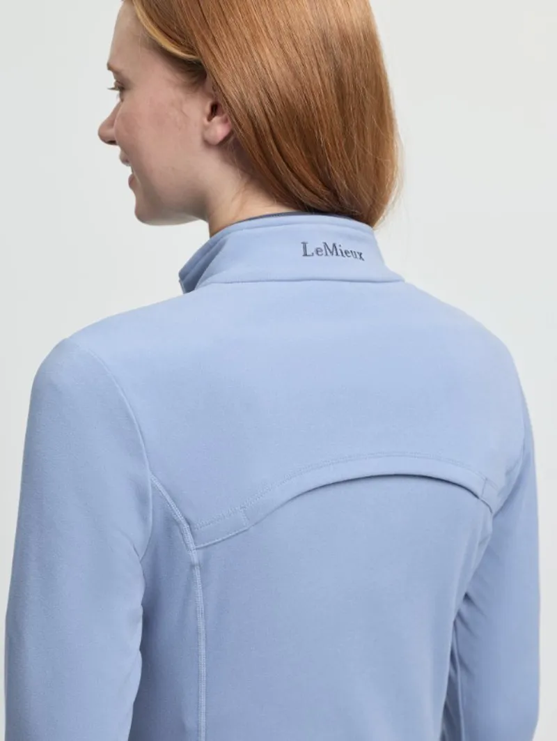 Lemieux Frances Quarter Zip Fleece Powder Blue-2