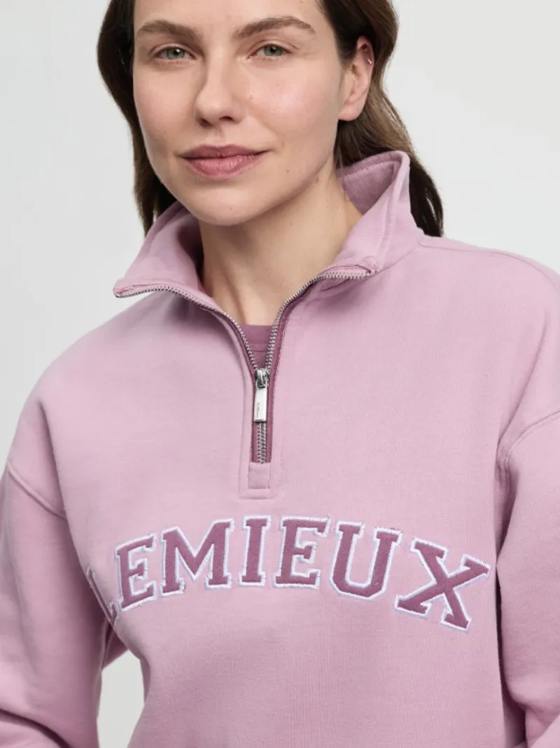Lemieux Kelsie Quarter Neck Sweat Fondant-2