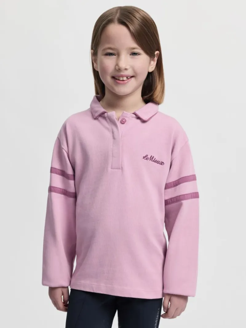 Lemieux Mini Robbie Rugby Shirt Mallow