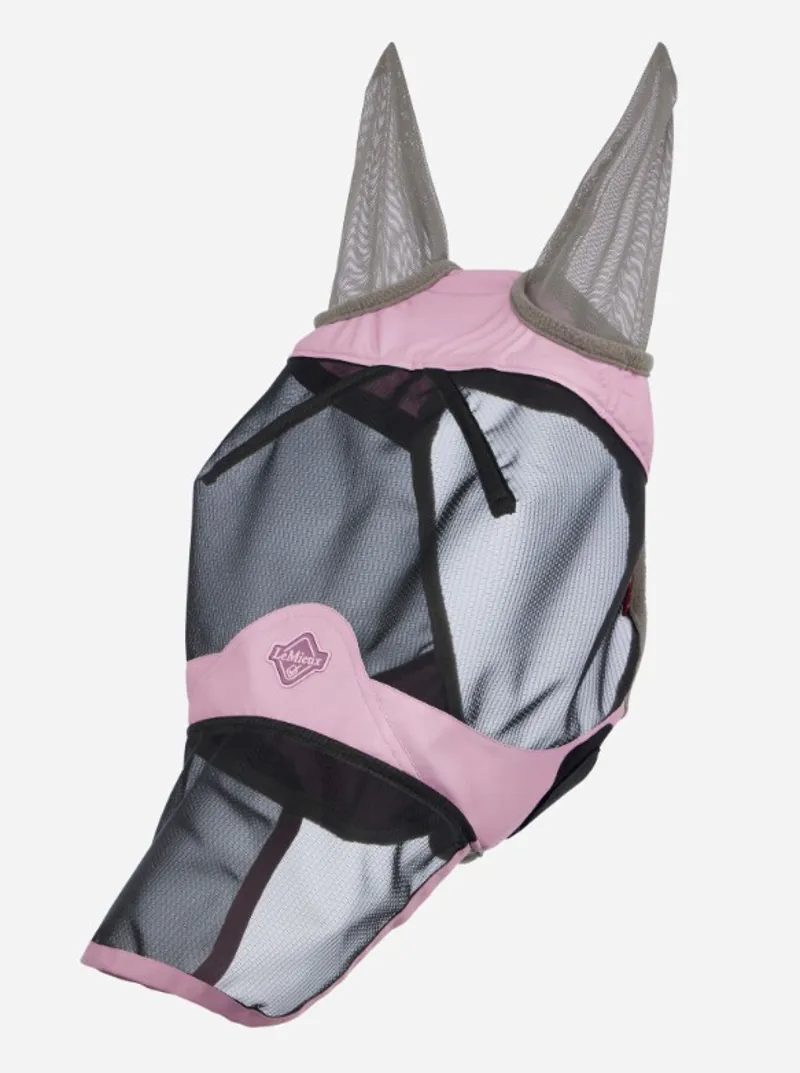 Lemieux Visor-Tek Full Fly Mask Fondant