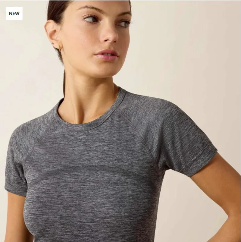 Ariat WMS Sustain Baselayer Heather Grey-3