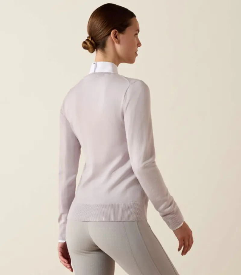 Ariat WMS Saluut Sweater Heather Grey-1