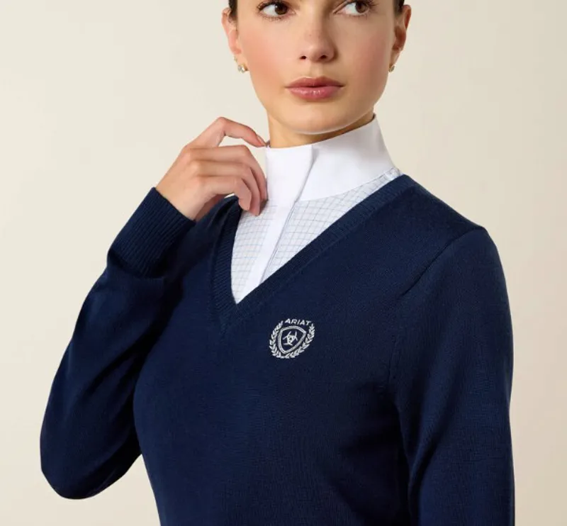 Ariat WMS Saluut Sweater Navy-2