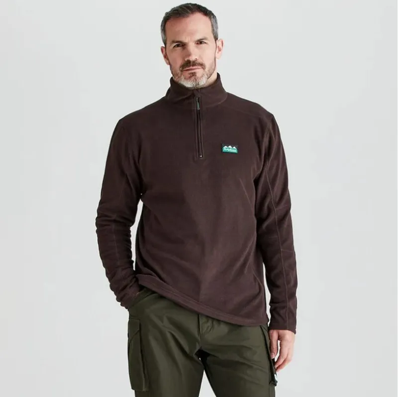 Ridgeline Mens Narvik Fleece Deep Bark