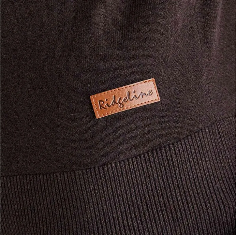 Ridgeline Womens Melford Knit Roll Neck Deep Bark