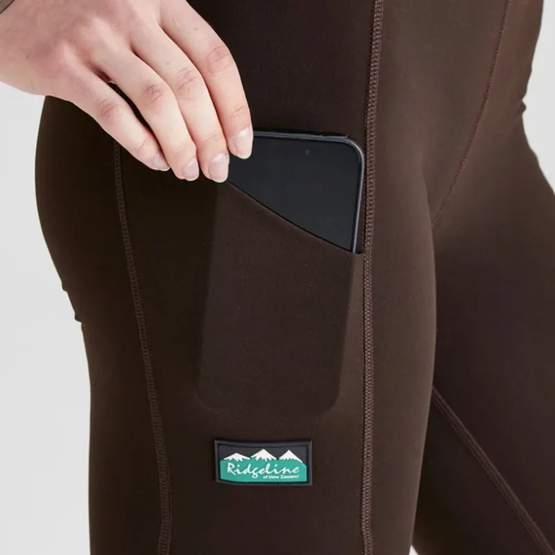 Ridgeline Womens Infinity Leggings Deep Bark