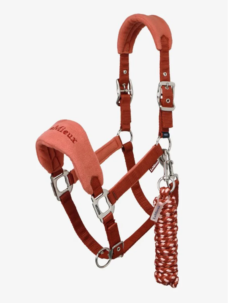 Lemieux Vogue Headcollar and Leadrope Russet