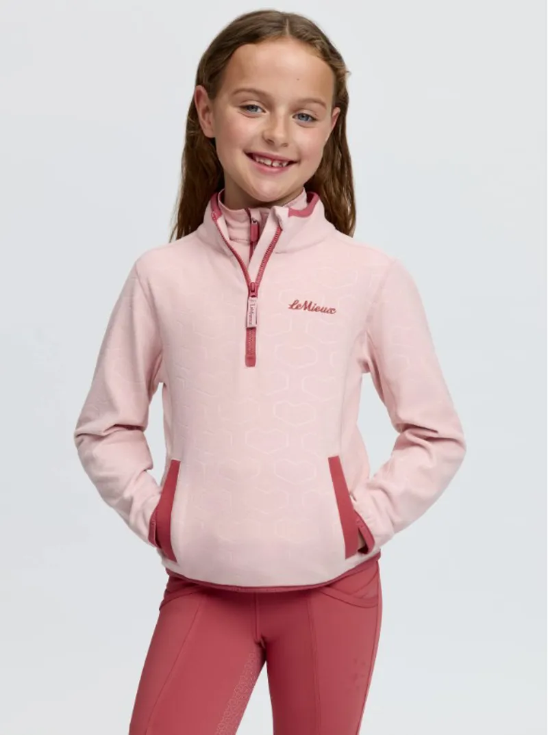 Lemieux Mini Maggie Heart Fleece Petal
