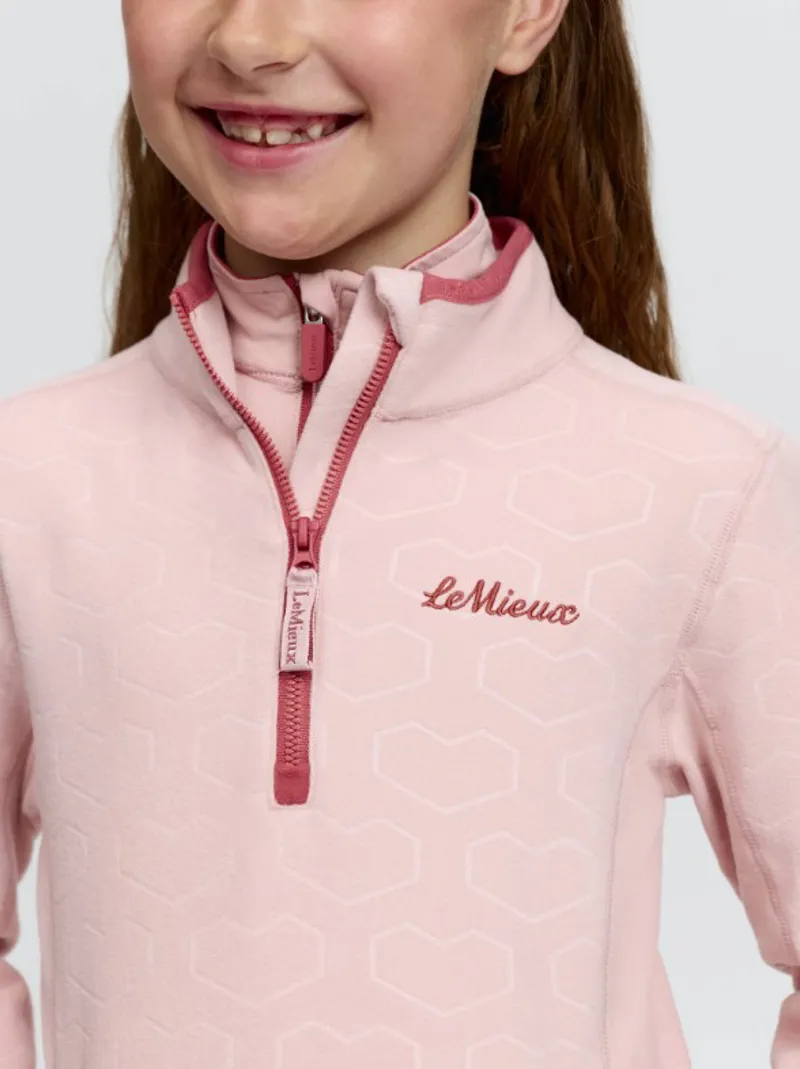 Lemieux Mini Maggie Heart Fleece Petal-1