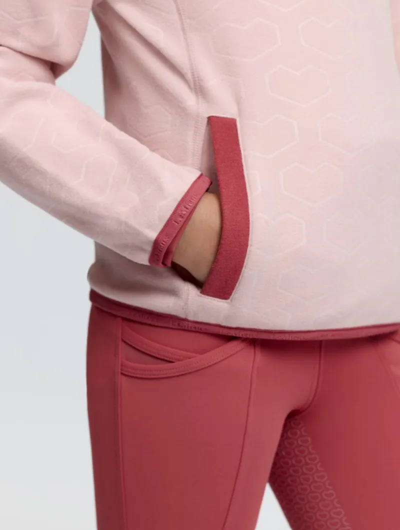 Lemieux Mini Maggie Heart Fleece Petal-2