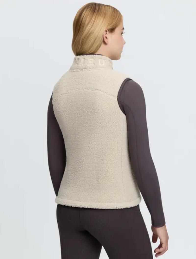 Lemieux Young Rider Trinity Teddy Gilet Almond-1