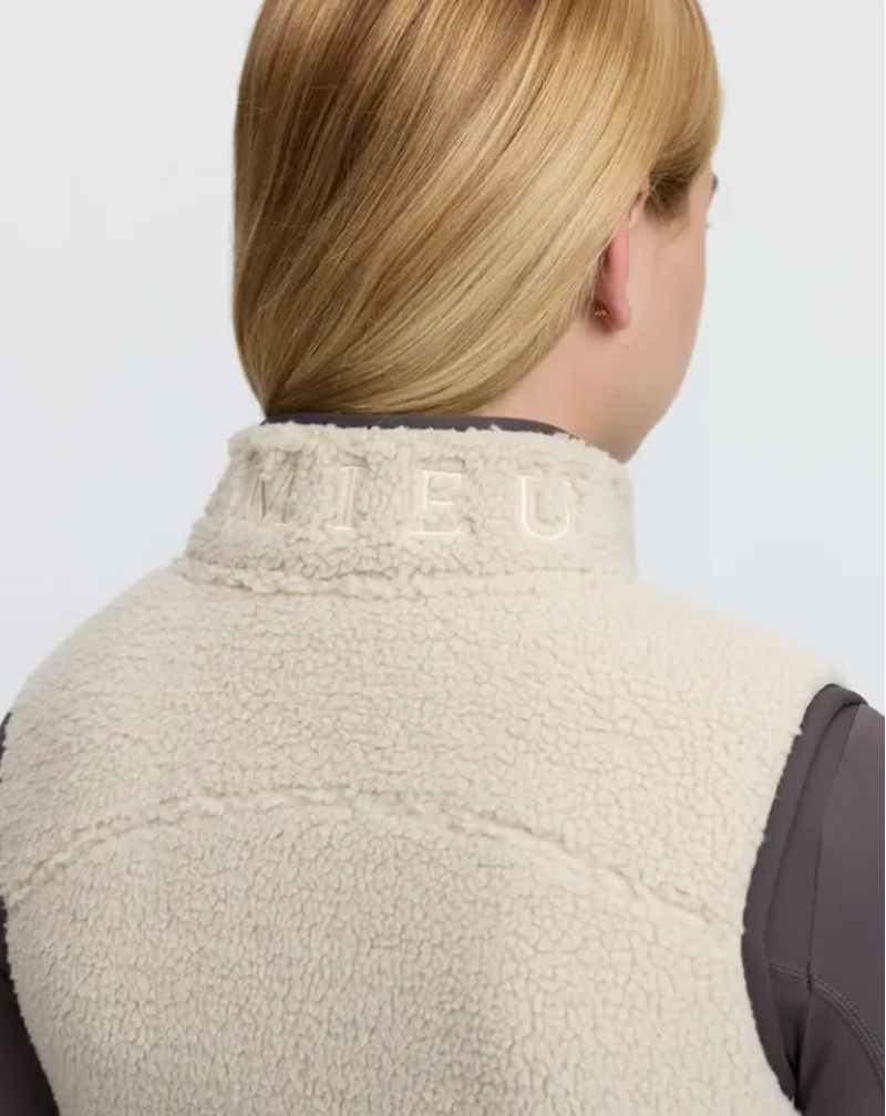 Lemieux Young Rider Trinity Teddy Gilet Almond-3