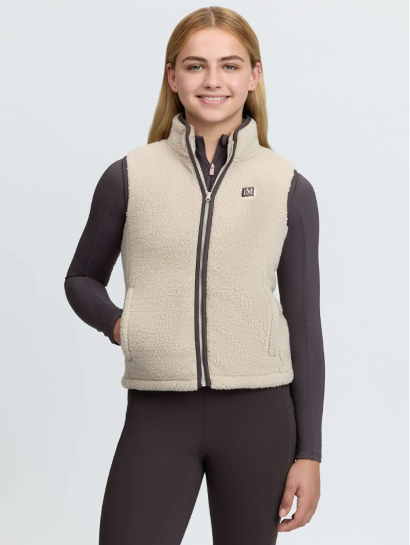 Lemieux Young Rider Trinity Teddy Gilet Almond