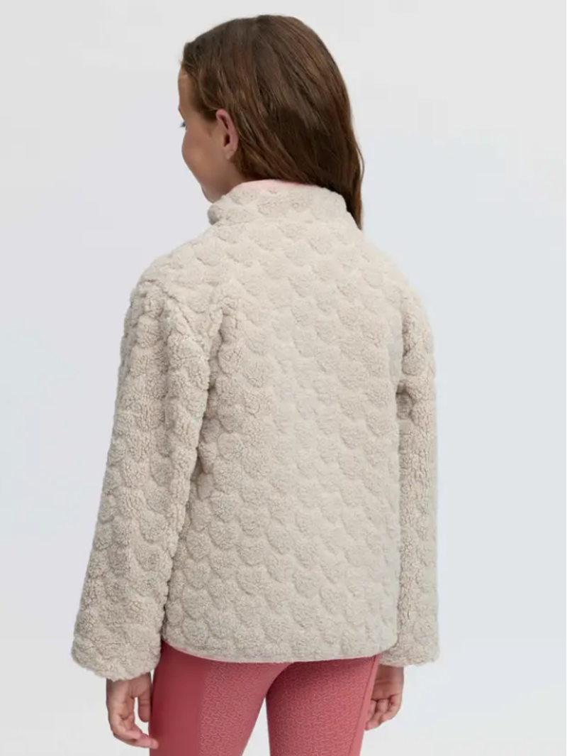 Lemieux Mini Thora Heart Fleece Stone-1