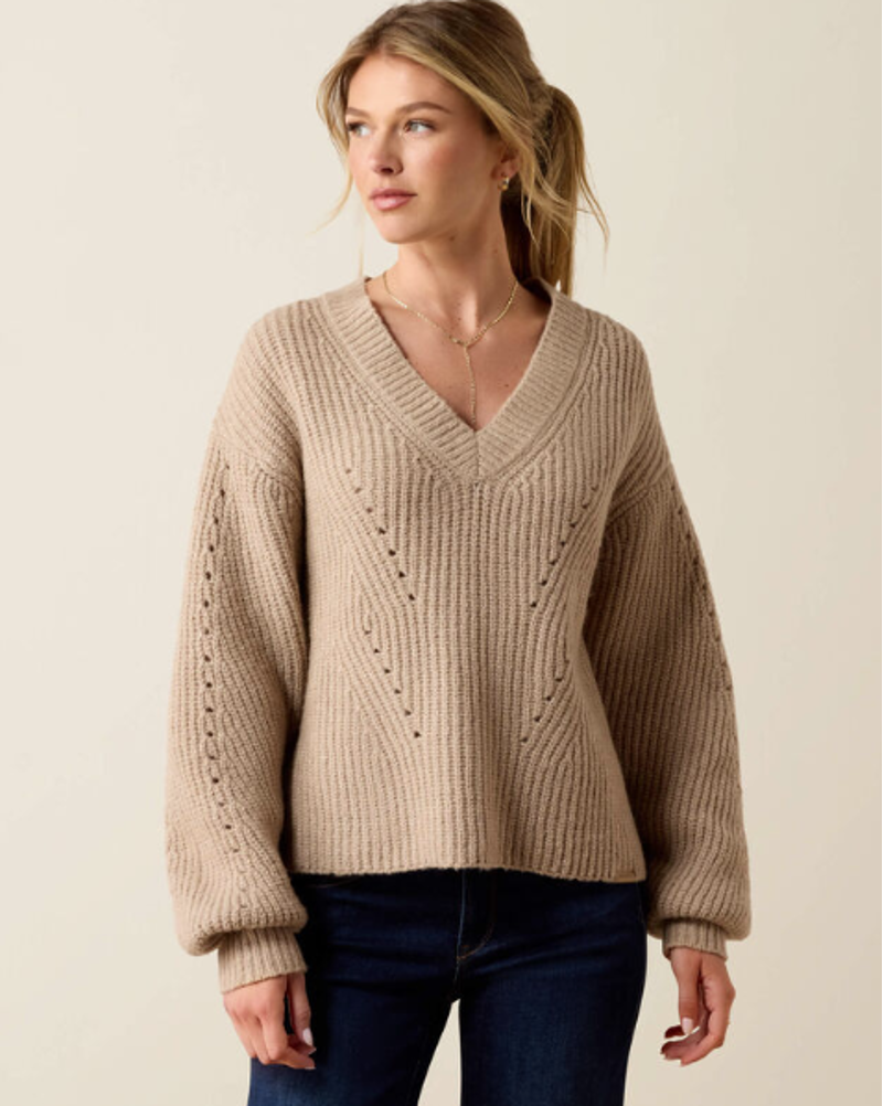 Ariat WMS Blaydon Sweater Oatmeal