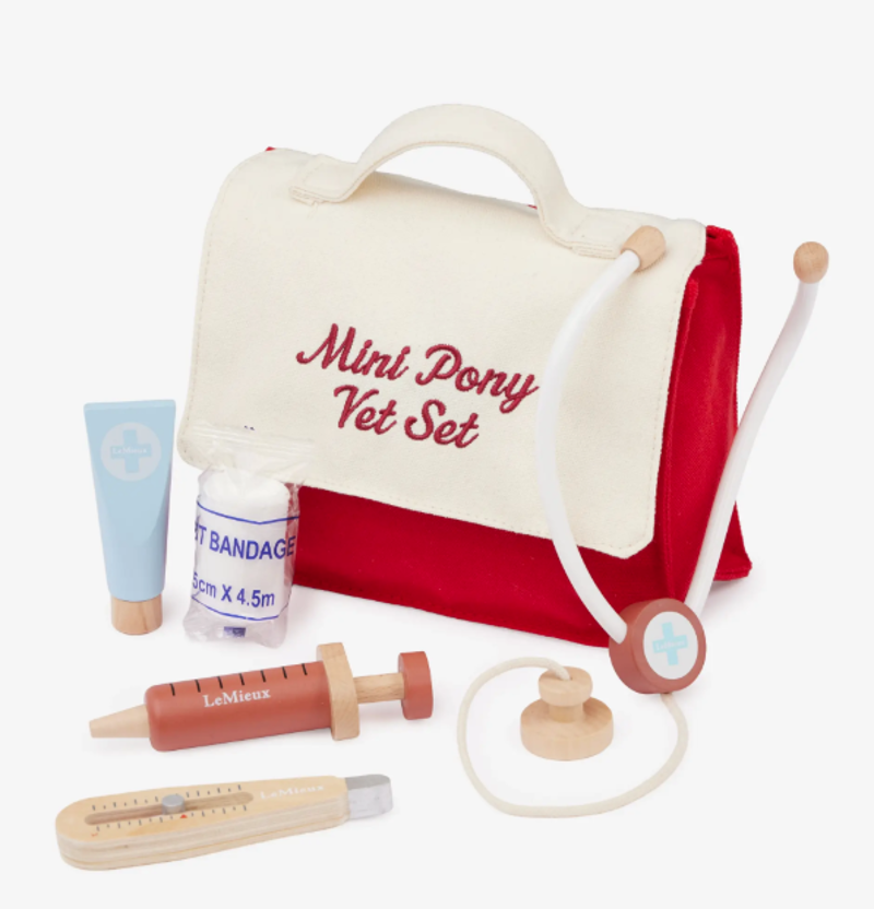 Lemieux Toy Pony Vet Set Multi