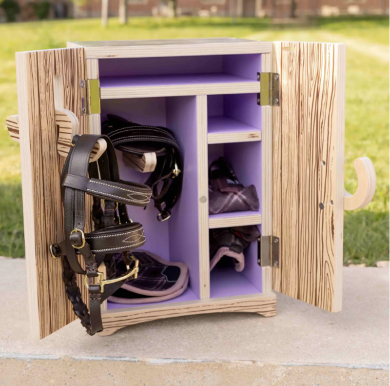 Lemieux Toy Pony Tack Locker Wooden-1