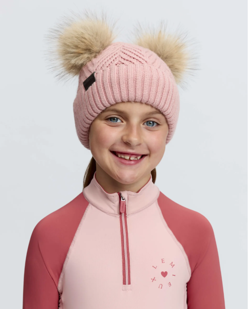 Lemieux Mini Double Pom Beanie Petal