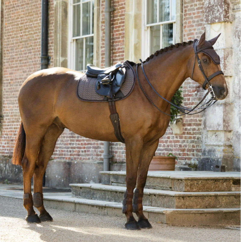 Lemieux Heritage Herringbone Jump Square Cocoa Large-1
