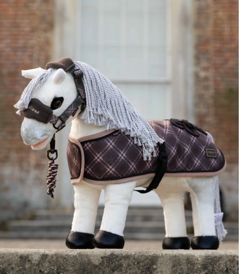 Lemieux Toy Pony Heritage Vogue Headcollar and Leadrope Cocoa-1