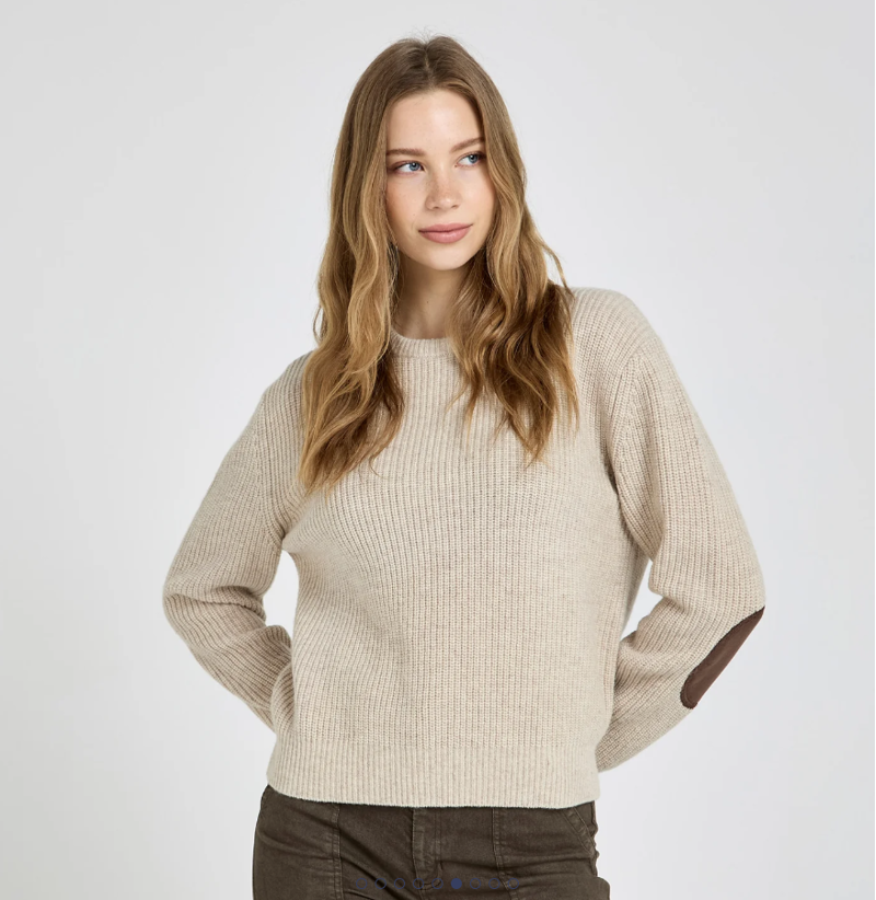 Toggi Romney Washable Wool Sweater Oat