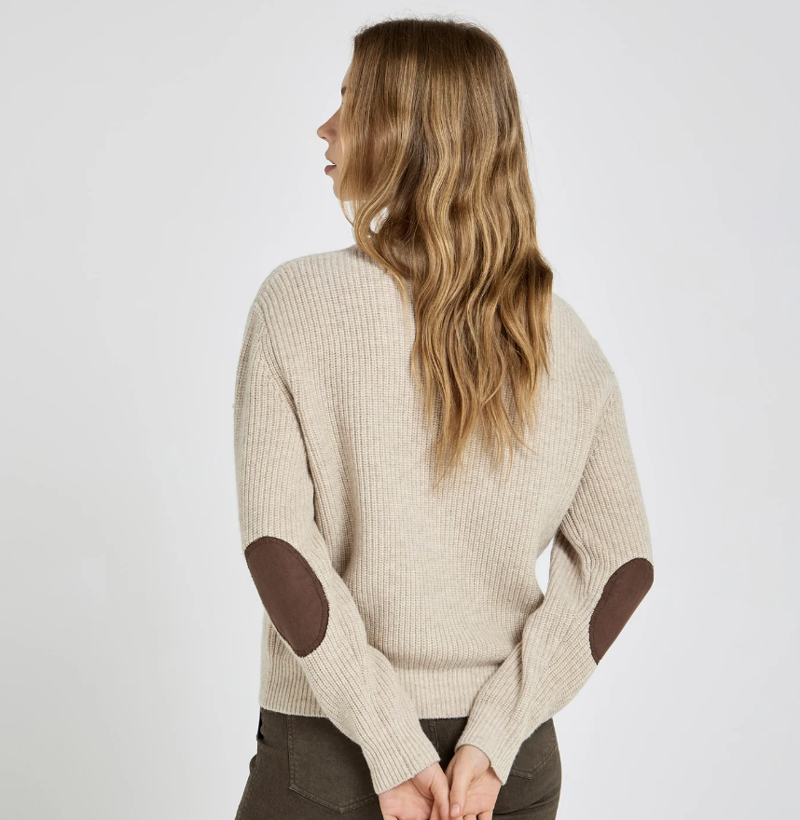 Toggi Romney Washable Wool Sweater Oat-1