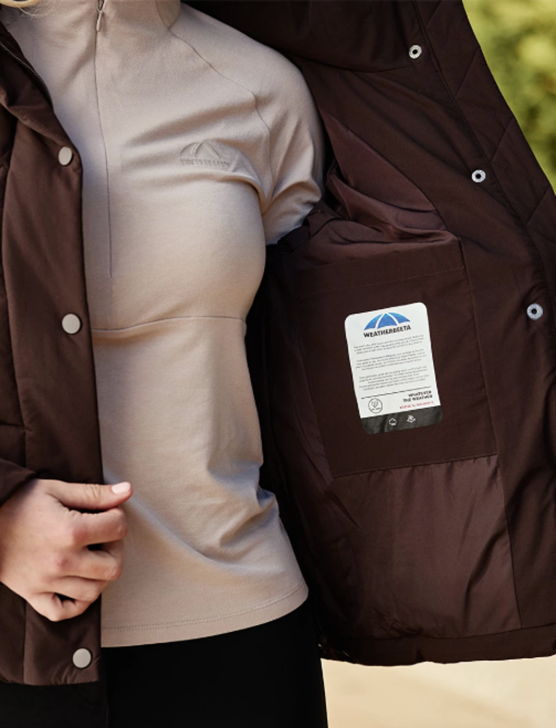 Weatherbeeta Insulated High Neck Jacket Expresso-4