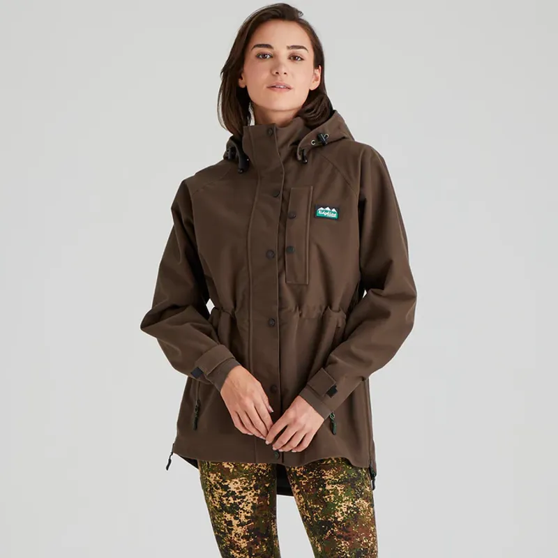 Ridgeline Womens Monsoon Classic Jacket Bark-2