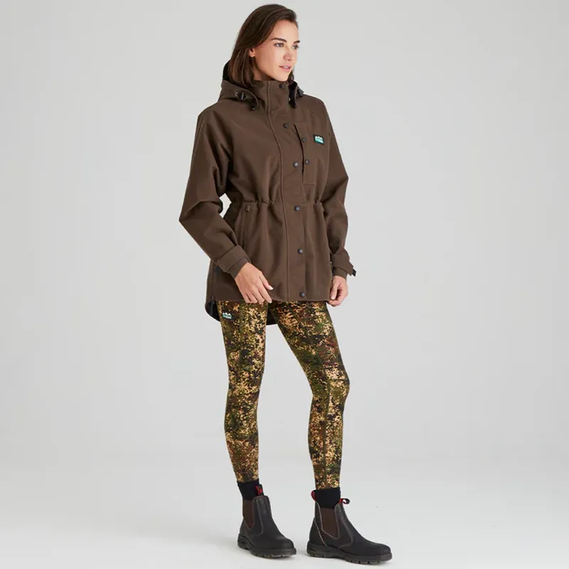 Ridgeline Womens Monsoon Classic Jacket Bark-1
