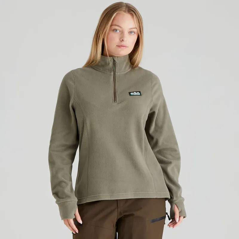 Ridgeline Womens Narvik Fleece Smokey Olive-1