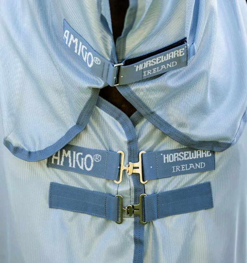 Amigo Integrated Fly Sheet Heather Blue and Silver-1