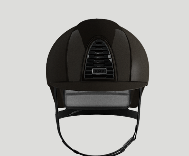 Kep Cromo 2.0 Textile Metal Brown M - Custom FRONT Polish Brown - FRAME Polish Brown - GRID Textile Brown - SUBGRID Polish Brown - LOGO Metal Silver Shine