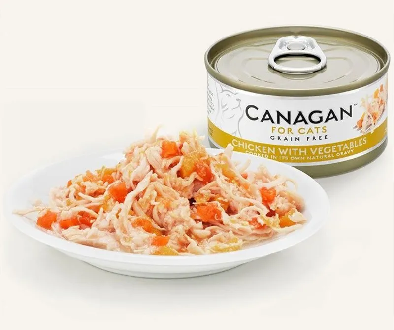 Canagan Cat Tin Chicken with Vegetables 75g