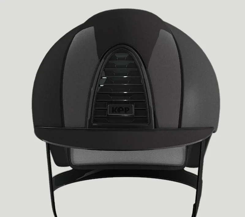 Kep Cromo 2.0 Polish Metal Grey M - Custom VISOR Polish Polo Grey - FRAME Polish Black - GRID Polish Black - SUBGRID Mirror Silver - BUTTON Textile Grey - LOGO Metal Silver Shine