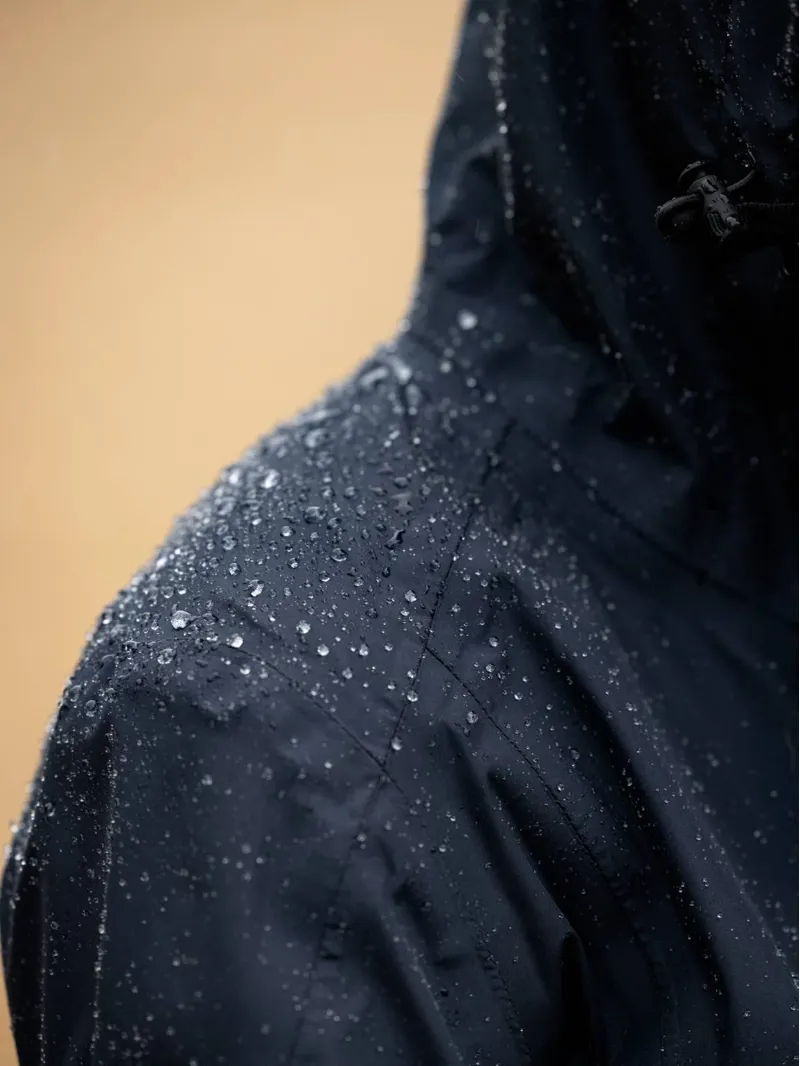 Isla Short Waterproof Jacket Navy-2