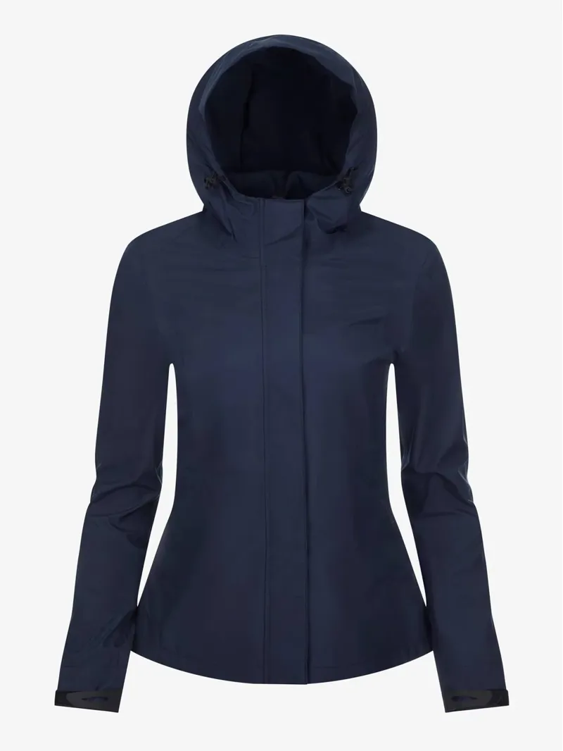 Isla Short Waterproof Jacket Navy-5