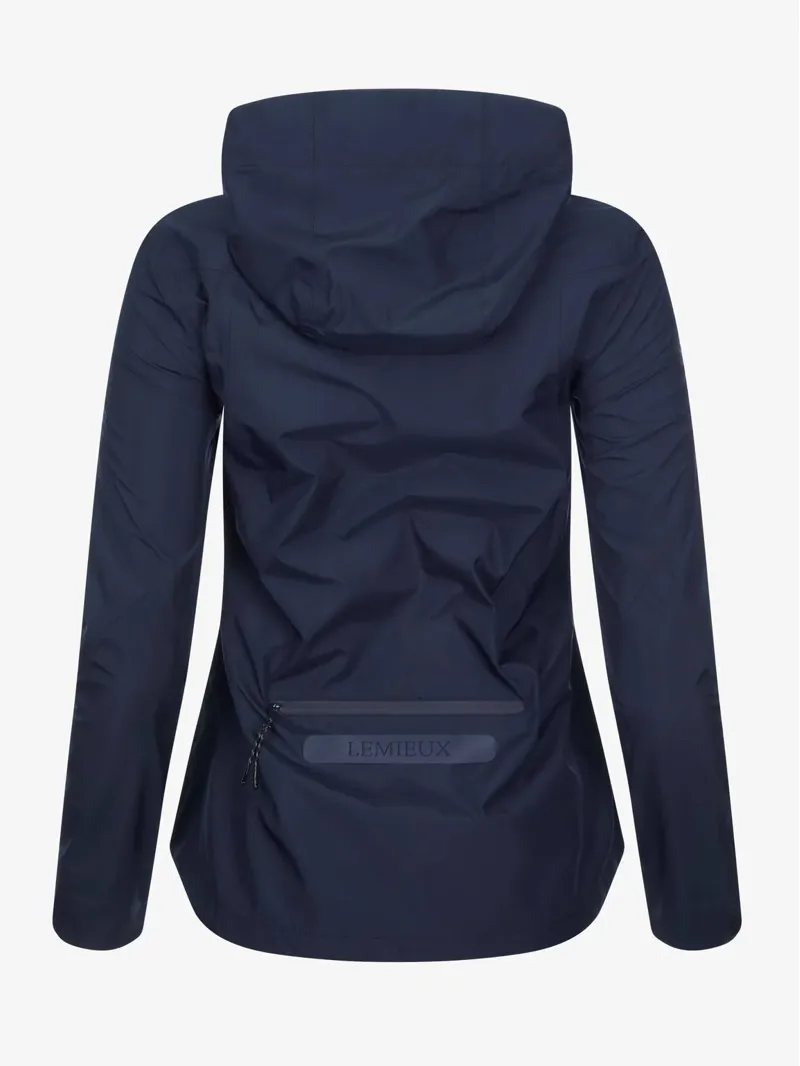 Isla Short Waterproof Jacket Navy-6