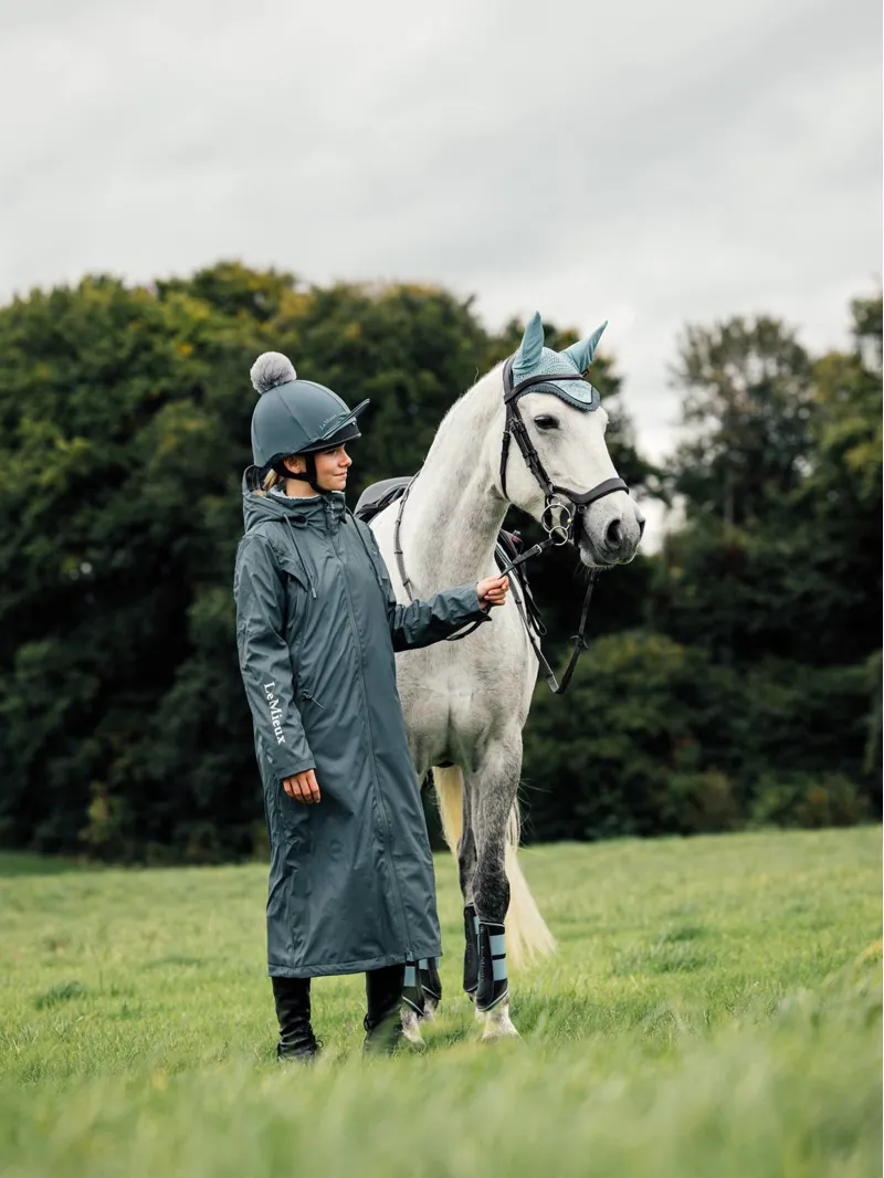 LeMieux Young Rider All Elements Coat Petrol-2