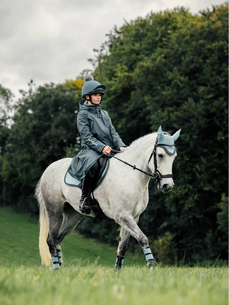 LeMieux Young Rider All Elements Coat Petrol-3