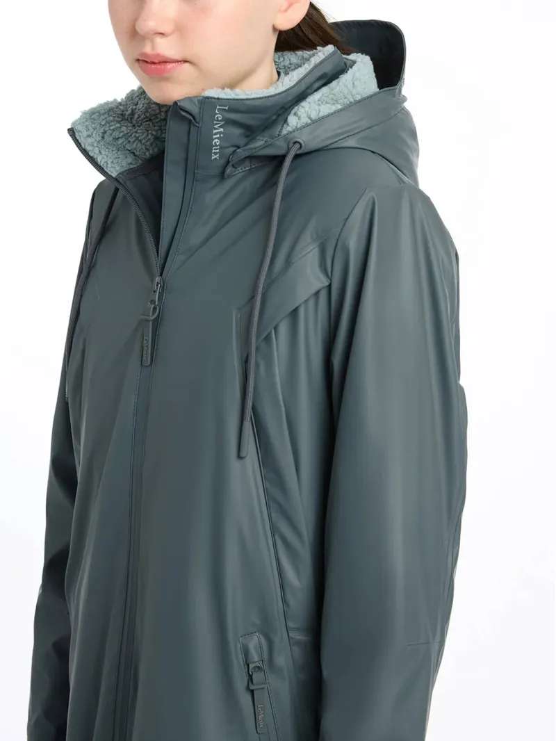 LeMieux Young Rider All Elements Coat Petrol-4