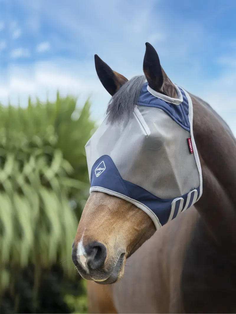 LeMieux ArmourShield Standard Fly Mask Navy-1
