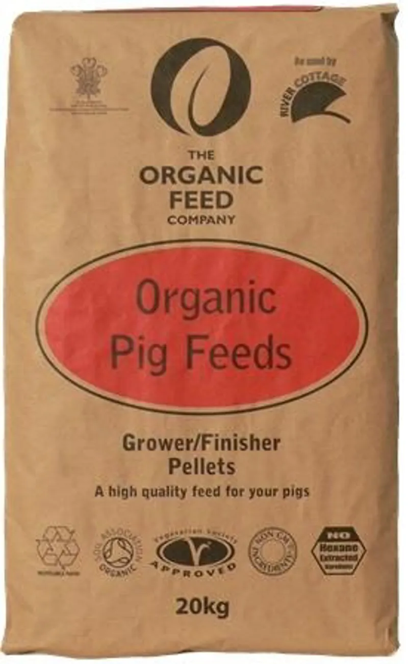 Allen And Page Organic Pig Grower/Finisher Pellets 20Kg