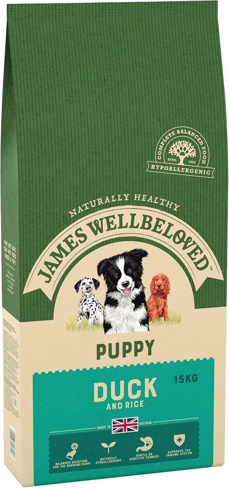 James Wellbeloved Dog Puppy Duck