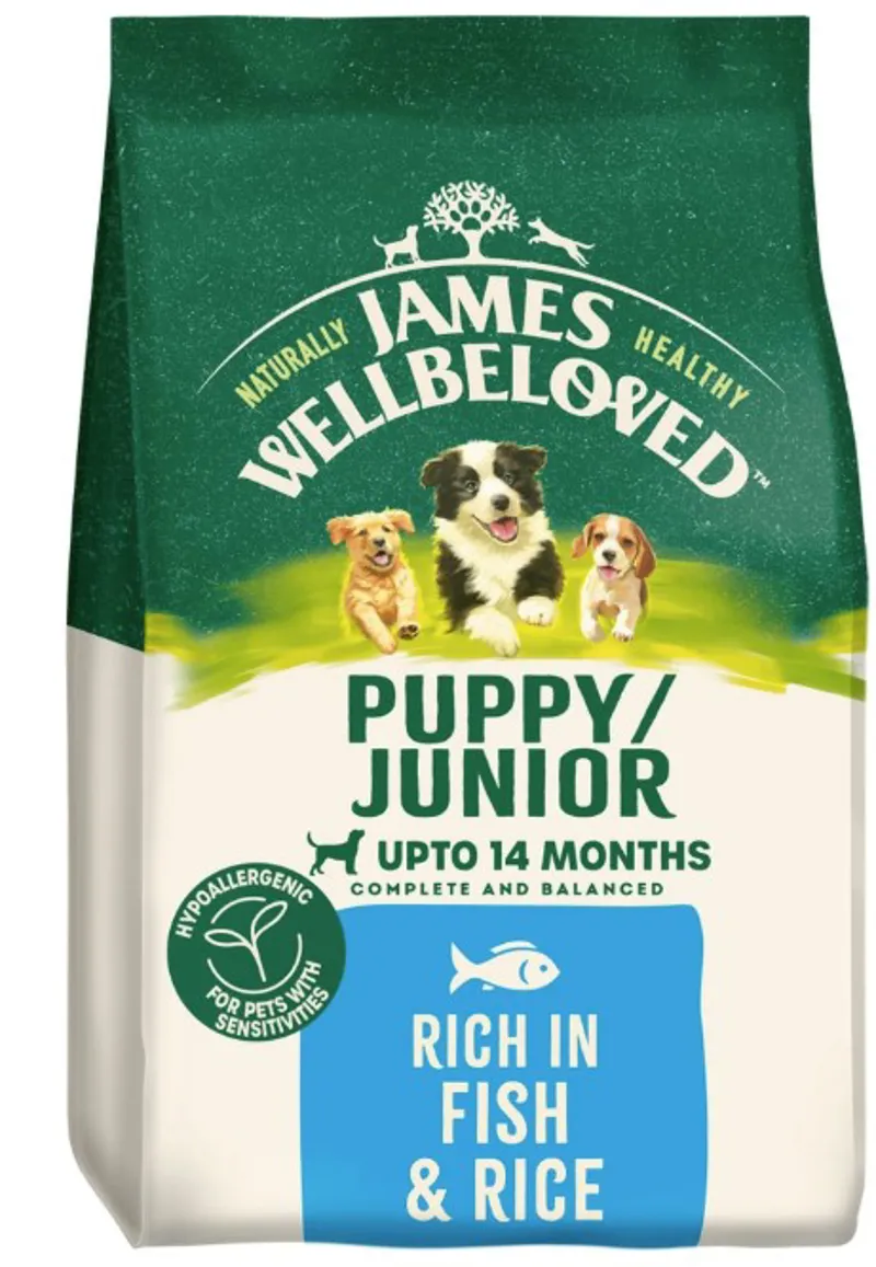 James Wellbeloved Dog Puppy Fish