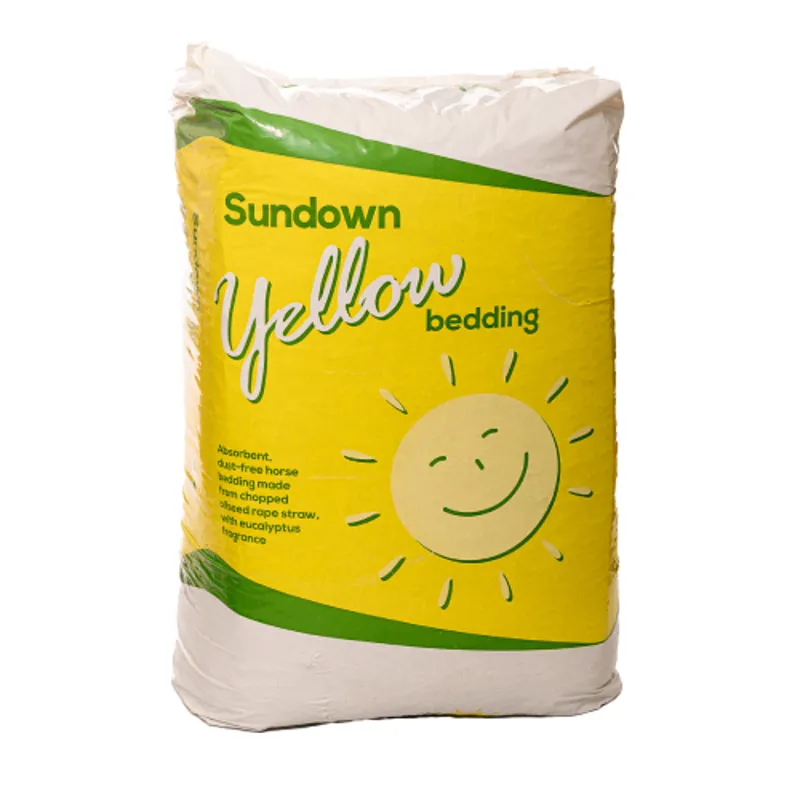 Sundown Yellow Straw Bedding