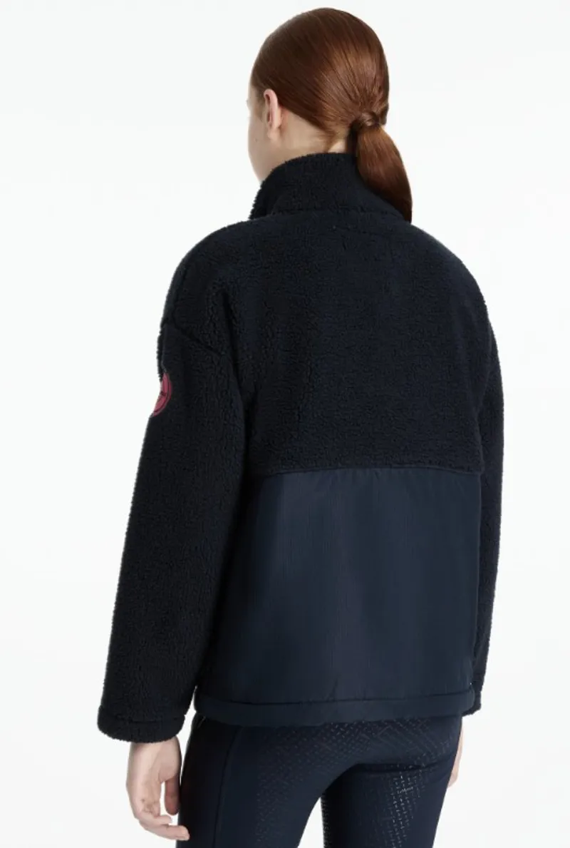 Lemieux Young Rider Tammy Teddy Fleece Navy-1