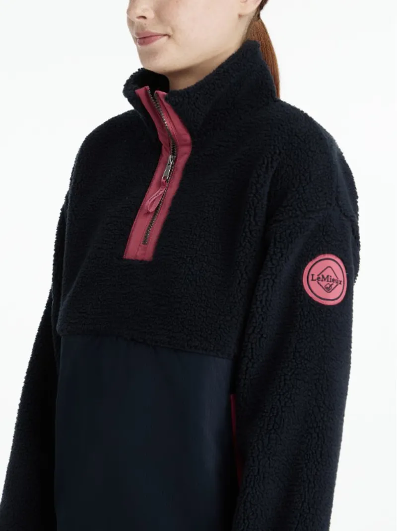 Lemieux Young Rider Tammy Teddy Fleece Navy