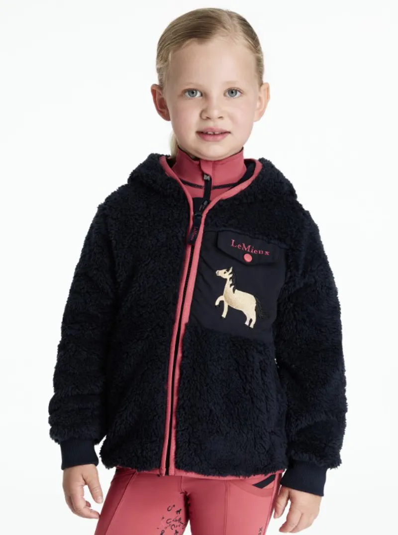Lemieux Mini Teagan Dream Fleece Navy-2