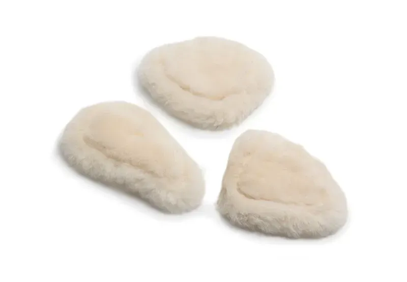 Salisbury Sheepskin Pads In White
